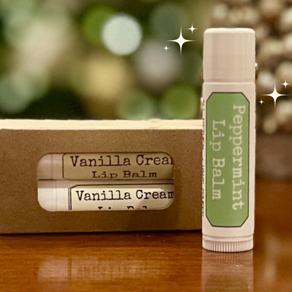 Peppermint All-Natural Lip Balm