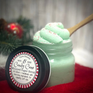 Candy Cane Whipped Sugar Scrub